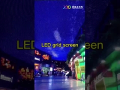 P31.25 شفاف صفحه نمایش شبکه LED ضد آب برای نشونه های سالن نمایشگاه