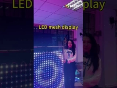 T20-1L نمایشگر شفاف LED Mesh Outdoor SMD3535 برای سطح ساختمان