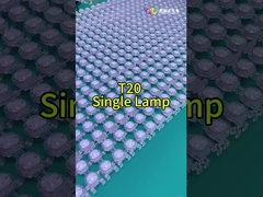 20mm اندازه پنل صفحه نمایش شبکه LED در خارج از خانه روشنایی بالا نور منظره