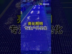 H2020-1LED شفاف صفحه نمایش شبکه LED در فضای باز روشنایی بالا ضد آب IP68