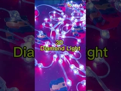 DMX کنترل چراغ های LED رشته ای DC12V IP67 با 70lm لامپ جریان روشنایی