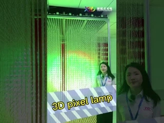 جعبه نور تعاملی 3D حسگر حرکت سفارشی برای دکوراسیون تعطیلات رنگ کامل
