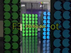 صفحه نمایش 15mm 8x8 مکانیکی Flip Dot Screen تعاملی Flip Billboard Retailer
