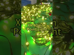 چراغ های LED RGB در فضای باز پارک خیابانی مربع پیکسل نور